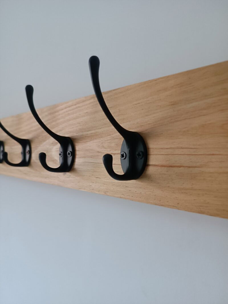Porte Manteau Gain de place sans accessoires porte clés – Image 5