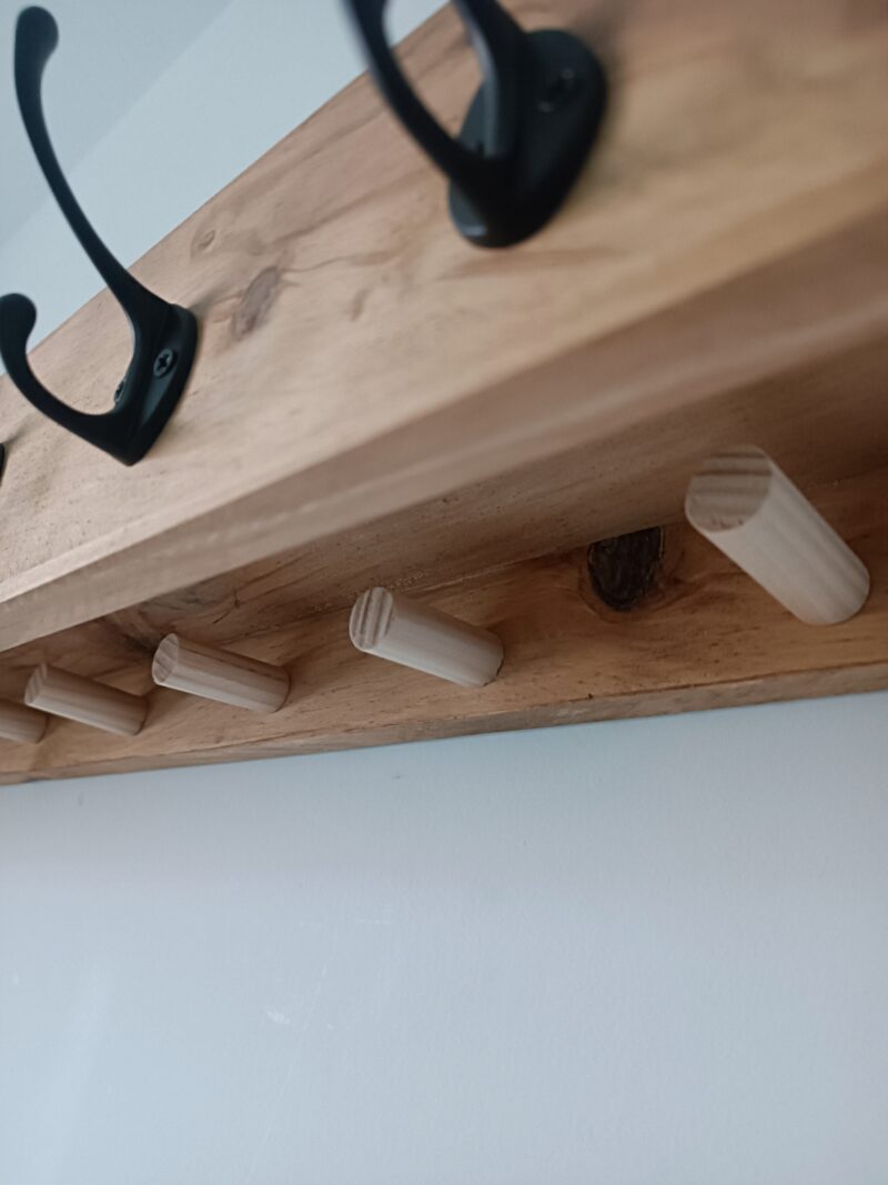 Porte Manteau Gain de place sans accessoires porte clés – Image 9