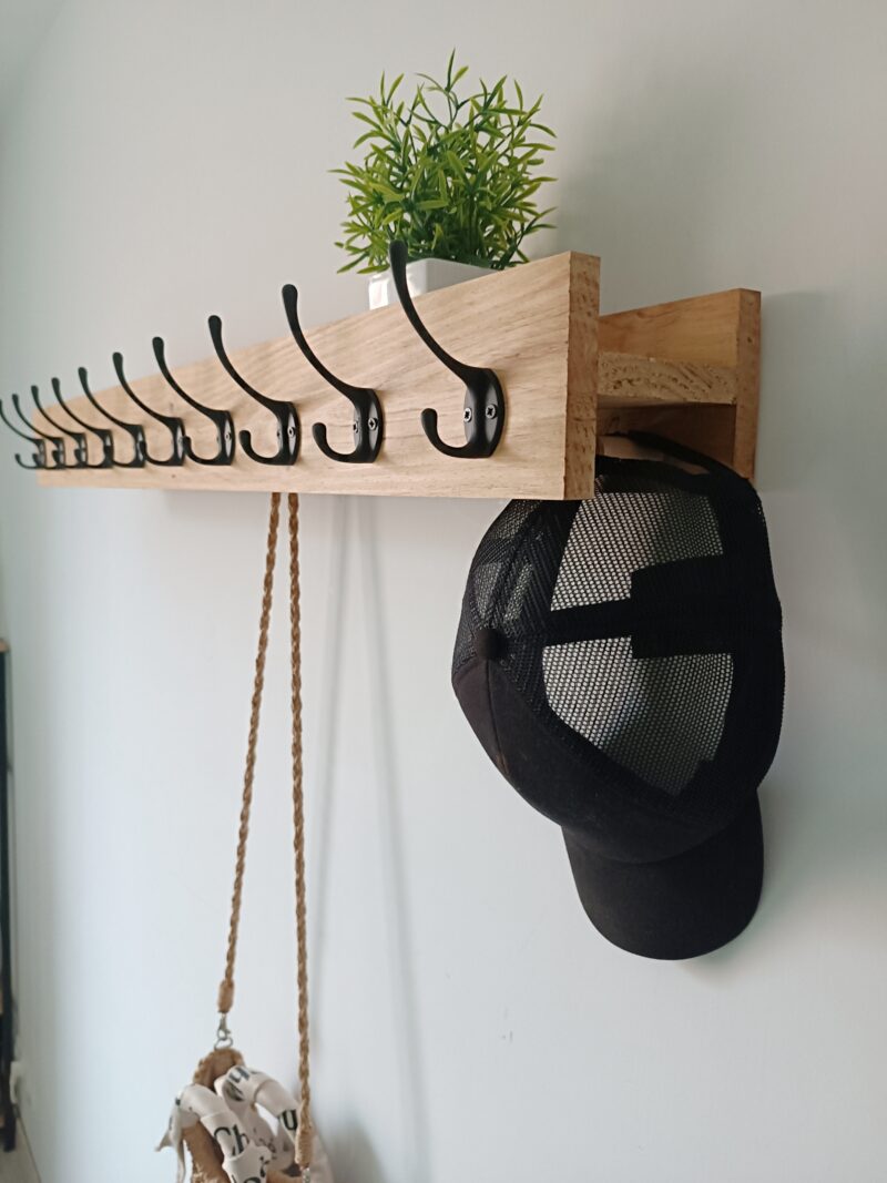 Porte Manteau Gain de place sans accessoires porte clés